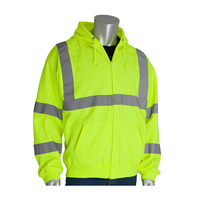 (CLASS 3) 8 OZ POLYESTER FLEECE HOODED SWEATSHIRT